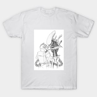 HR GIGER'S ALIEN XENOMORPH (MONO) T-Shirt